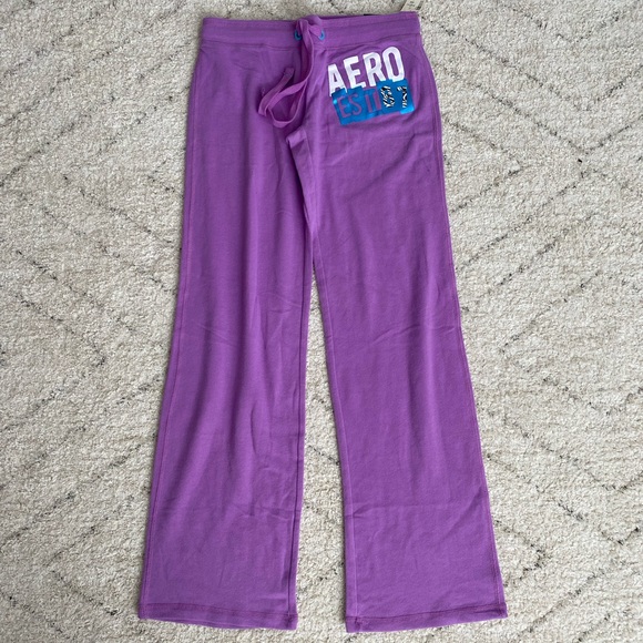Aeropostale Y2K Low Rise Lightweight Lounge Pants Size XS NWT - Picture 1 of 6